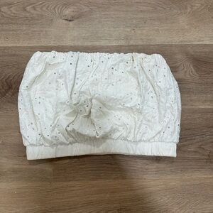 Express Kids White Eyelet Skirt
